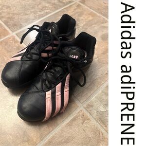 Adidas adiPRENE Women’s Indoor Soccer Shoes – Black & Pink – Size 6
